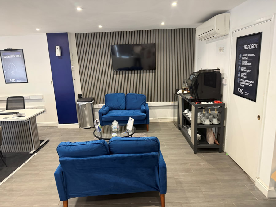 EAC Telford reception