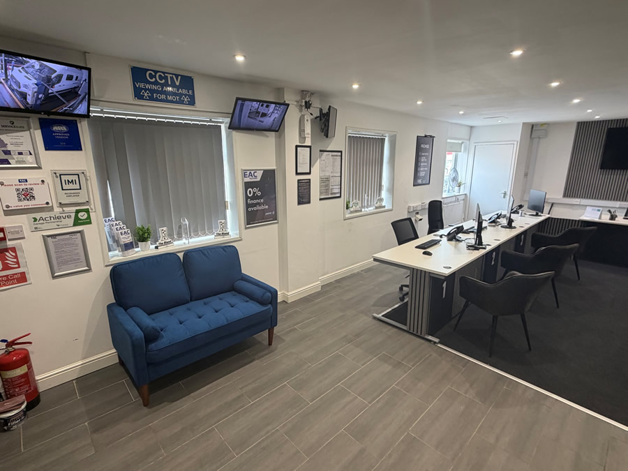 EAC Telford reception customer area